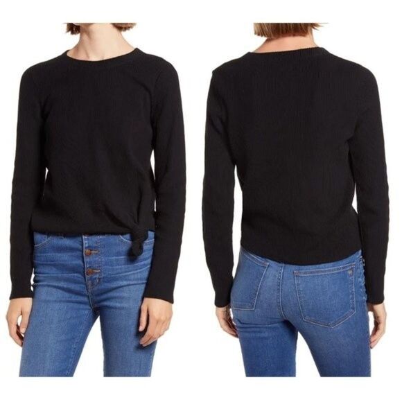 Madewell size L - Elwood Knot Front Pullover Blouse - Picture 1 of 8